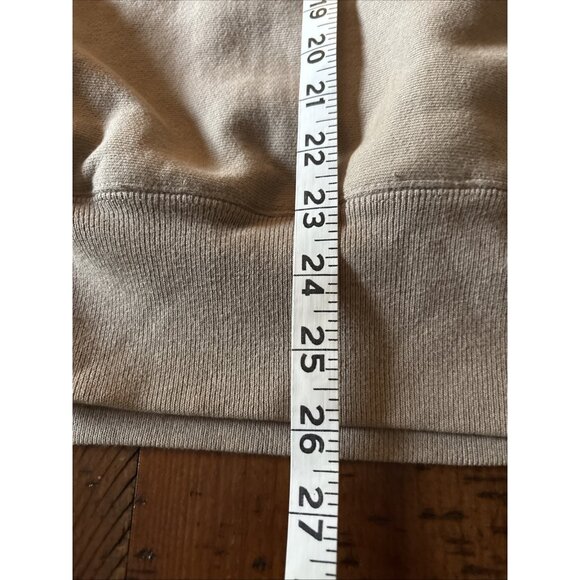 Men’s Athletic Champion Apparel Tan Embroidered Hoodie Size Medium - Picture 7 of 7